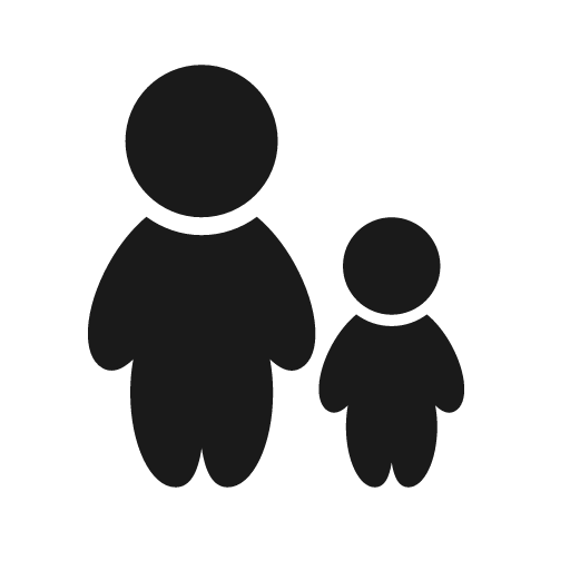 Parent icon, solid style, from Raphael