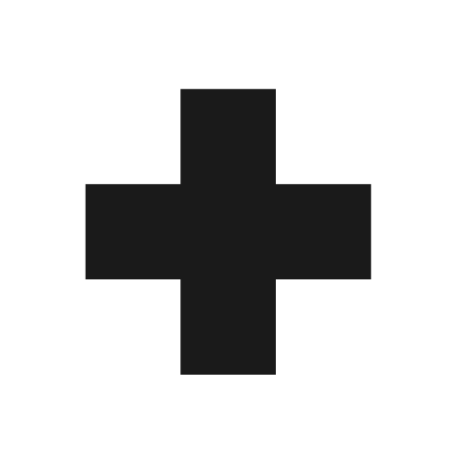 Plus icon, solid style, from Raphael