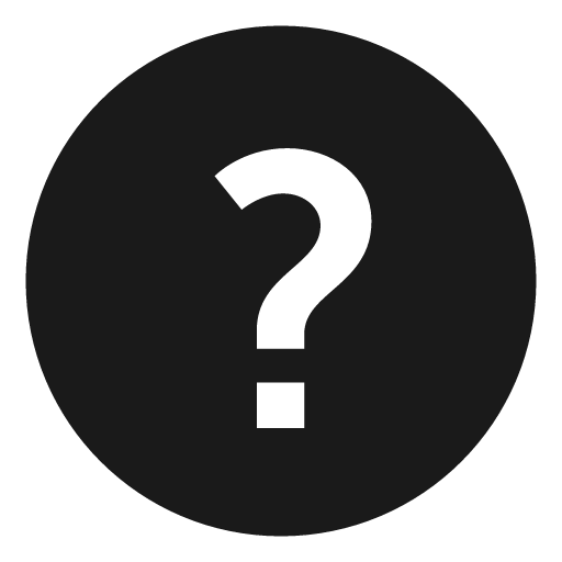 Question icon, solid style, from Raphael