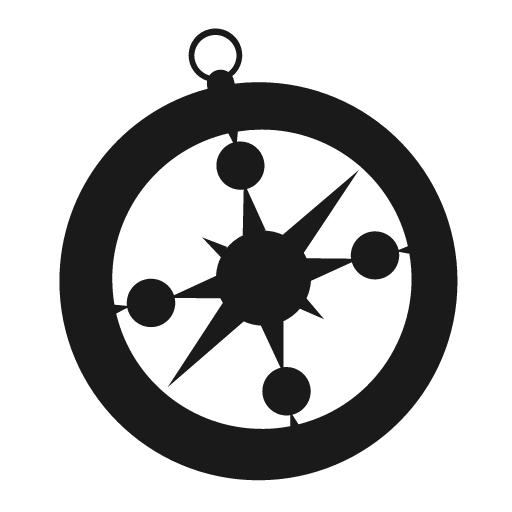 Safari icon, solid style, from Raphael