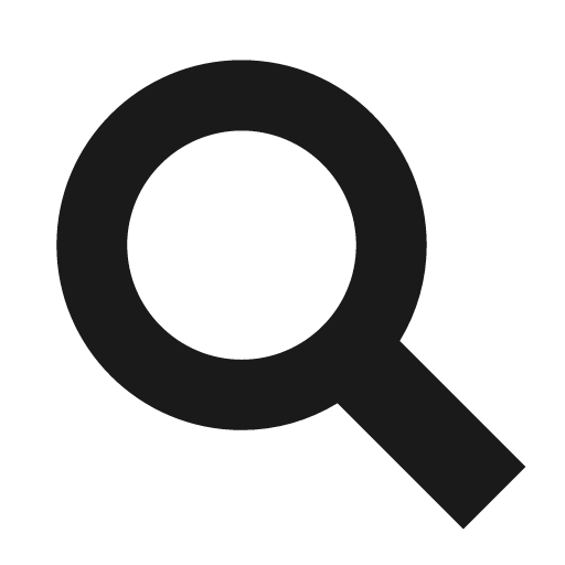 Search icon, solid style, from Raphael