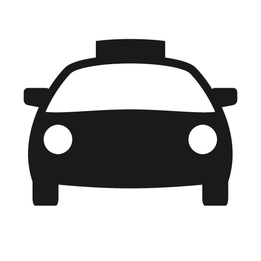 Taxi icon, solid style, from Raphael