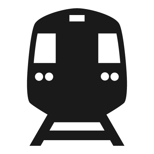 Train icon, solid style, from Raphael