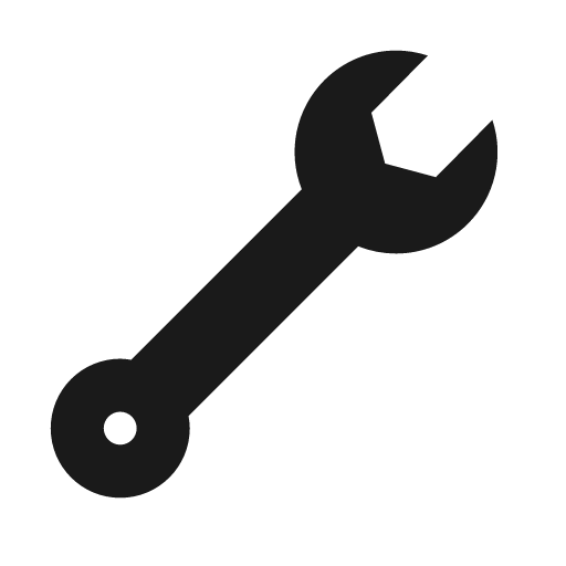 Wrench3 icon, solid style, from Raphael
