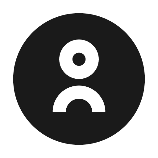 Account circle 2 fill icon, filled style, from Remix Icon