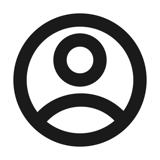 Account circle line icon, outline style, from Remix Icon