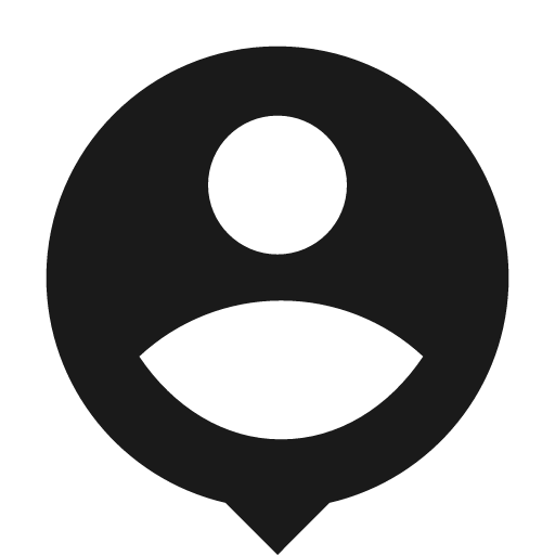 Account pin circle fill icon, filled style, from Remix Icon