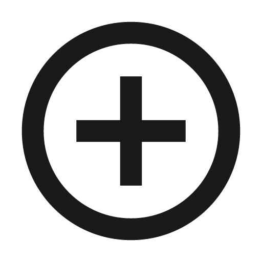 Add circle line icon, outline style, from Remix Icon