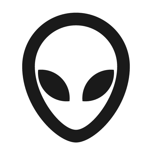 Aliens line icon, outline style, from Remix Icon