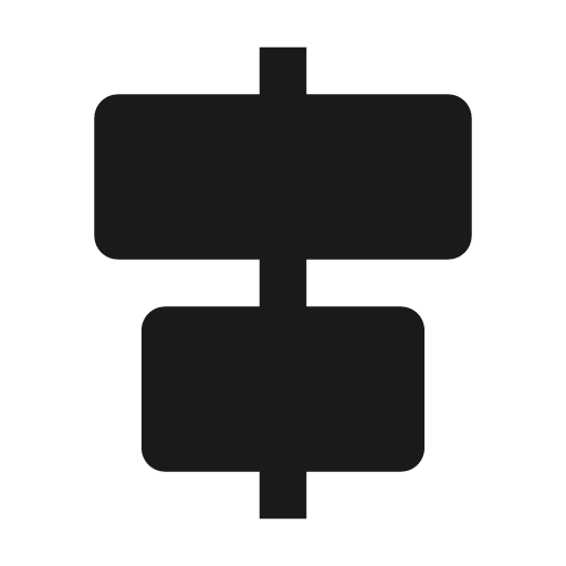 Align item horizontal center fill icon, filled style, from Remix Icon
