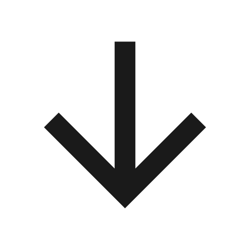 Arrow down line icon, outline style, from Remix Icon