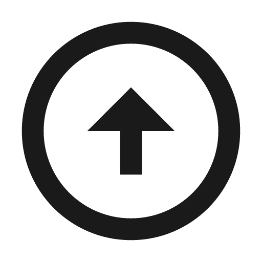 Arrow up circle line icon, outline style, from Remix Icon