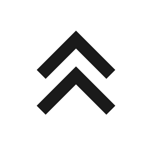 Arrow up double line icon, outline style, from Remix Icon