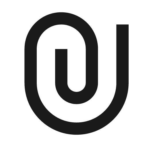 Attachment line icon, outline style, from Remix Icon