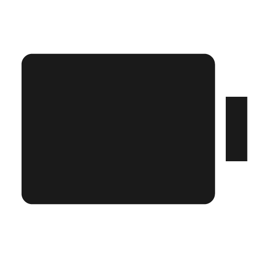Battery fill icon, filled style, from Remix Icon