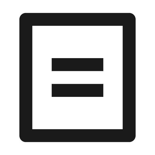 Bill line icon, outline style, from Remix Icon