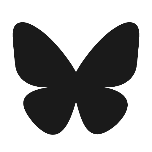 Bluesky fill icon, filled style, from Remix Icon