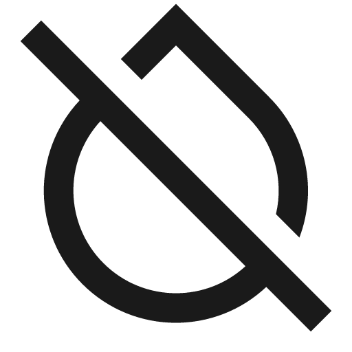 Blur off line icon, outline style, from Remix Icon
