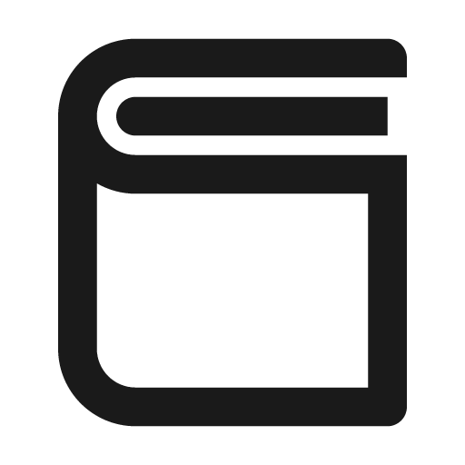 Book 3 line icon, outline style, from Remix Icon