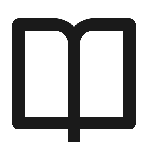 Book open line icon, outline style, from Remix Icon