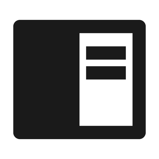 Book read fill icon, filled style, from Remix Icon