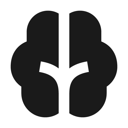 Brain fill icon, filled style, from Remix Icon