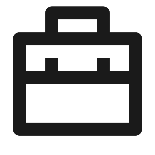 Briefcase 2 line icon, outline style, from Remix Icon