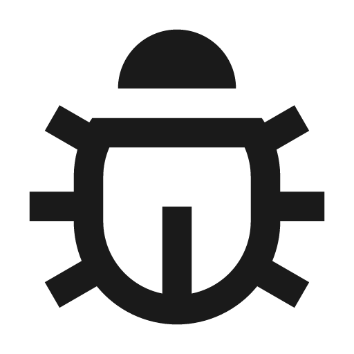 Bug line icon, outline style, from Remix Icon