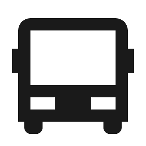 Bus fill icon, filled style, from Remix Icon
