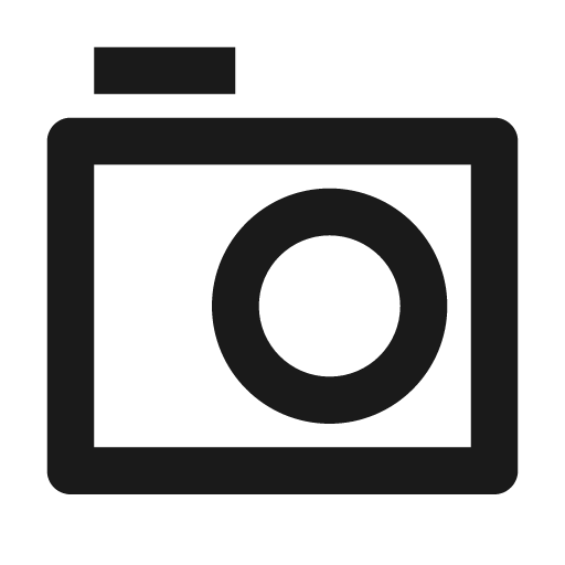 Camera 3 line icon, outline style, from Remix Icon