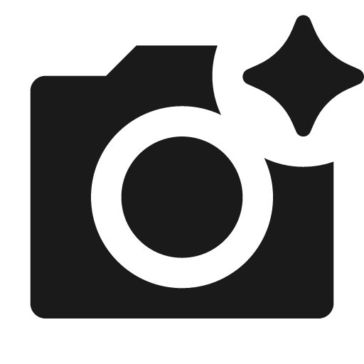 Camera ai fill icon, filled style, from Remix Icon