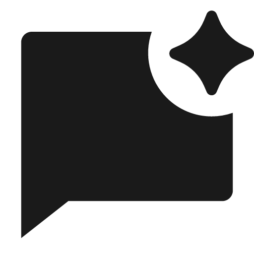 Chat ai 4 fill icon, filled style, from Remix Icon