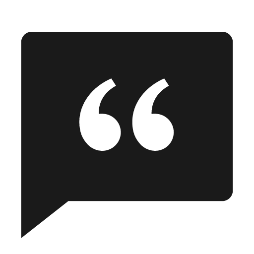 Chat quote fill icon, filled style, from Remix Icon