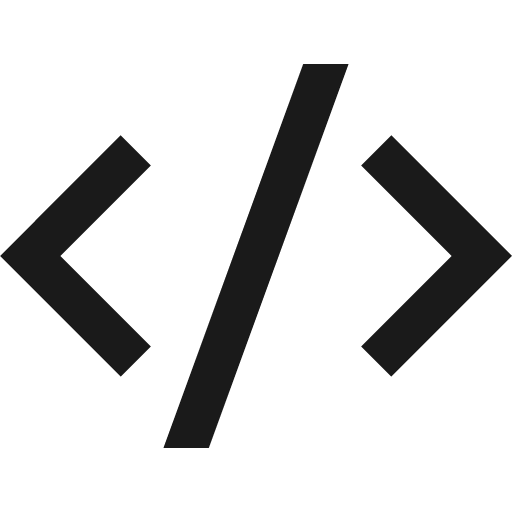 Code s slash line icon, outline style, from Remix Icon