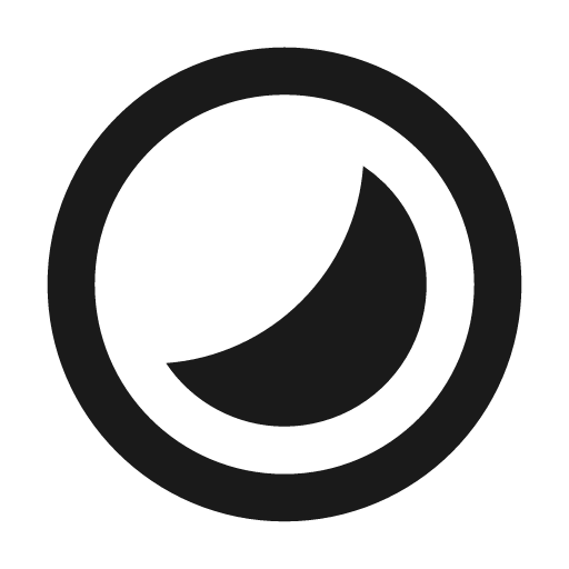 Contrast 2 line icon, outline style, from Remix Icon