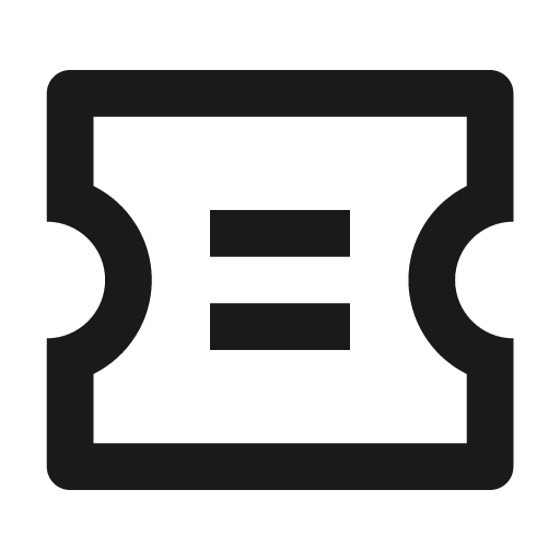 Coupon line icon, outline style, from Remix Icon