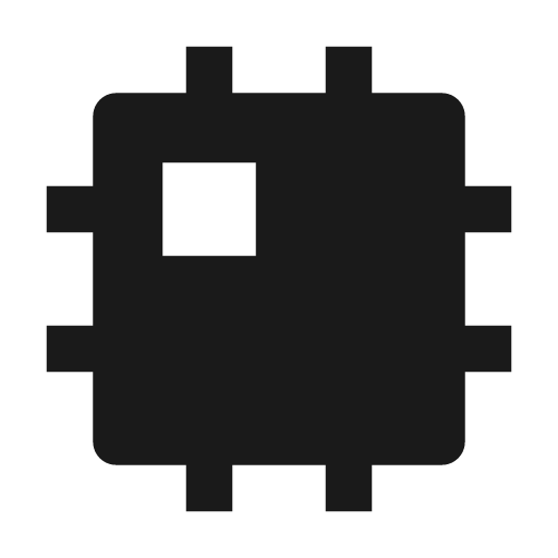 Cpu fill icon, filled style, from Remix Icon