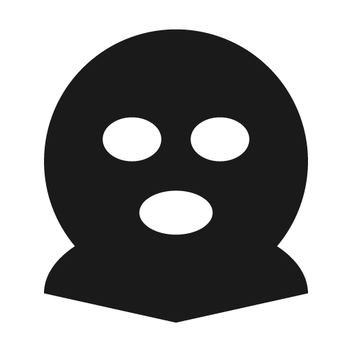 Criminal fill icon, filled style, from Remix Icon