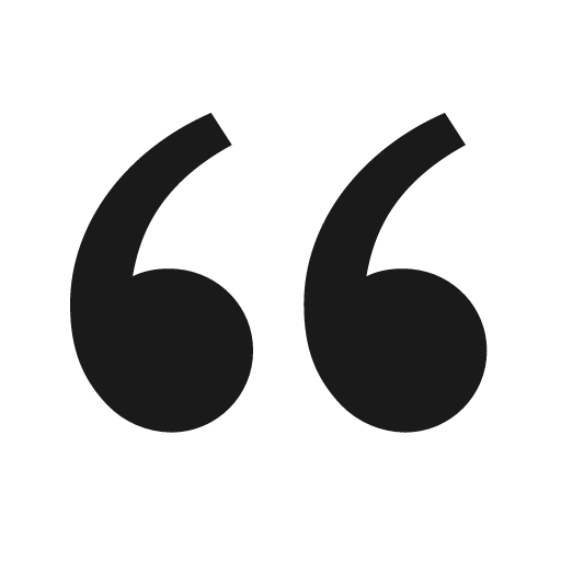 Double quotes l icon, solid style, from Remix Icon
