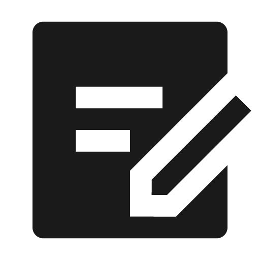 Draft fill icon, filled style, from Remix Icon