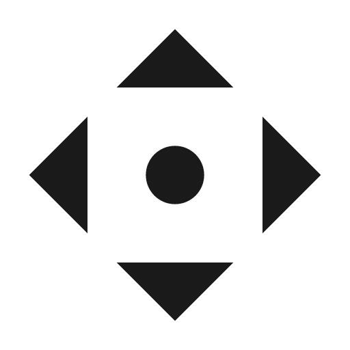 Drag move fill icon, filled style, from Remix Icon