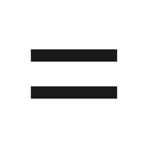 Equal line icon, outline style, from Remix Icon