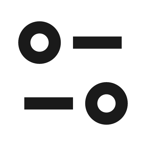 Equalizer 2 line icon, outline style, from Remix Icon