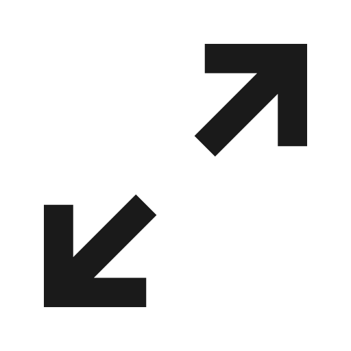 Expand diagonal line icon, outline style, from Remix Icon