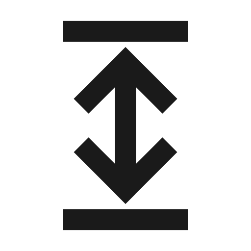 Expand height line icon, outline style, from Remix Icon