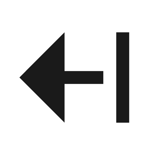 Expand left fill icon, filled style, from Remix Icon
