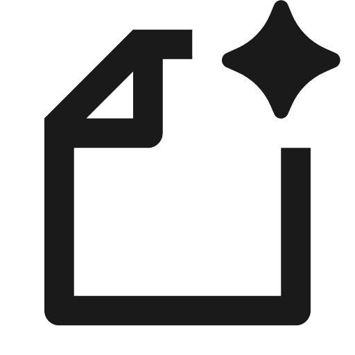 File ai line icon, outline style, from Remix Icon
