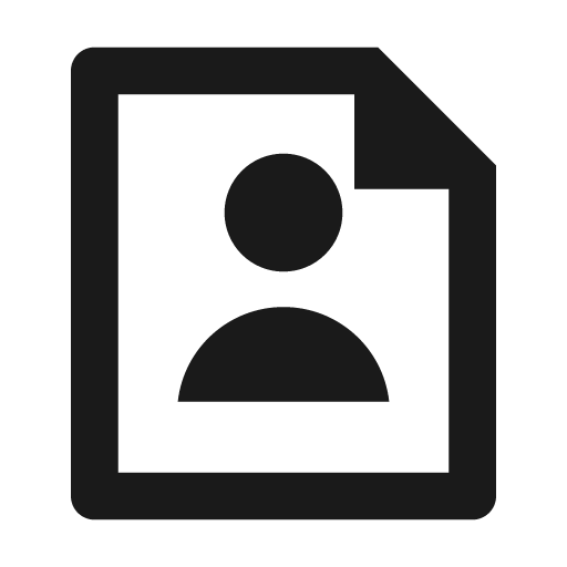 File user line icon, outline style, from Remix Icon