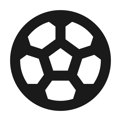 Football line icon, outline style, from Remix Icon