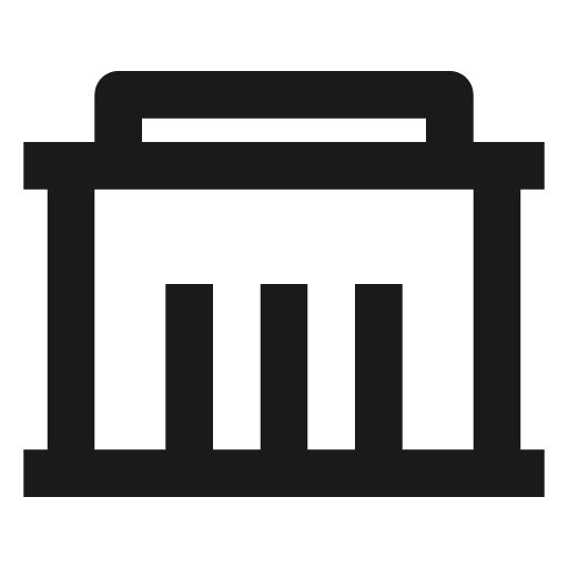Government line icon, outline style, from Remix Icon